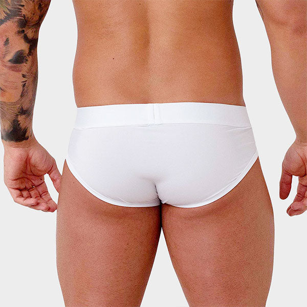 PREMIUM DESIERTO WHITE BRIEF - calzoncillo - boxer corto - ropa interior de hombre - lenceria masculina
