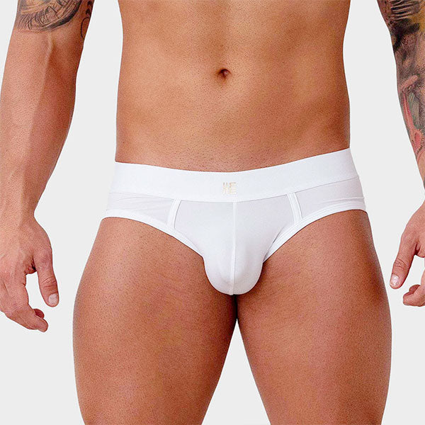 PREMIUM DESIERTO WHITE BRIEF - calzoncillo - boxer corto - ropa interior de hombre - lenceria masculina