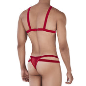 Personality Harness Thongs Red - tanga masculina - tanga y arnes de hombre - arness de pecho hombre - Harness masculino - conjunto lenceria hombre