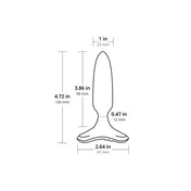 Plug Hush 2 de Lovense (2.5 cm) - dilatador anal interactivo con app - Sexshop online