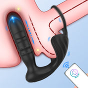 Prostático con Canguro de Bolas Vibrante - juguetes sexuales - sexo anal - anillo para pene - ibrador para hombre - consolador para hombre - exshop chile - envios discretos