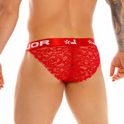 Romance Bikini Red - Calzoncillos - Jor Underwear - Ropa Interior Masculina - Encajes