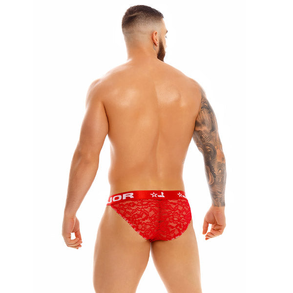 Romance Bikini Red - Calzoncillos - Jor Underwear - Ropa Interior Masculina - Encajes