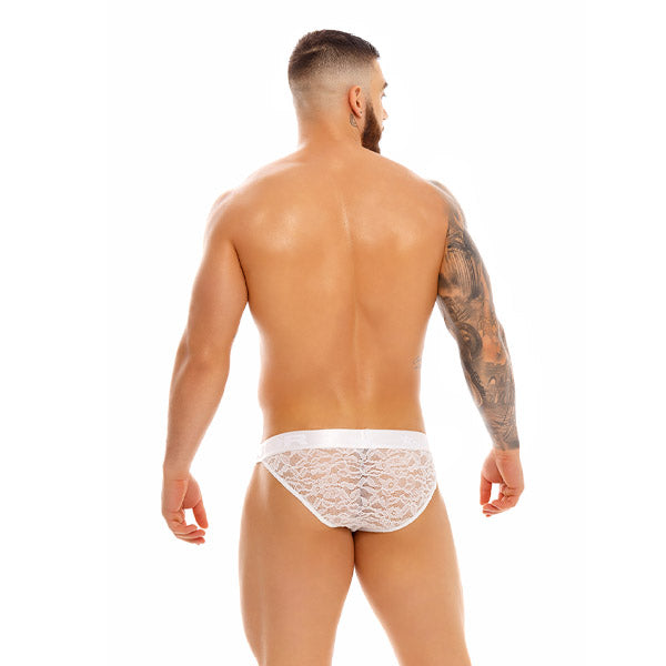 Romance Bikini White - Calzoncillos - Jor Underwear - Ropa Interior Masculina - Encajes