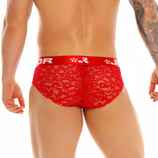 Romance Brief Red - Calzoncillos - Jor Underwear - Ropa Interior Masculina - Encajes