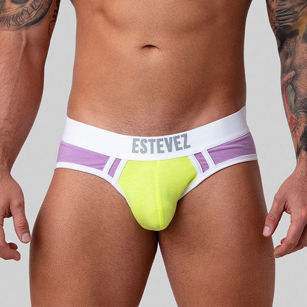 SPORT BRIEF SUPERCOLOR AMARILLO - calzoncillo  - ropa intima masculina - ropa interior de hombre