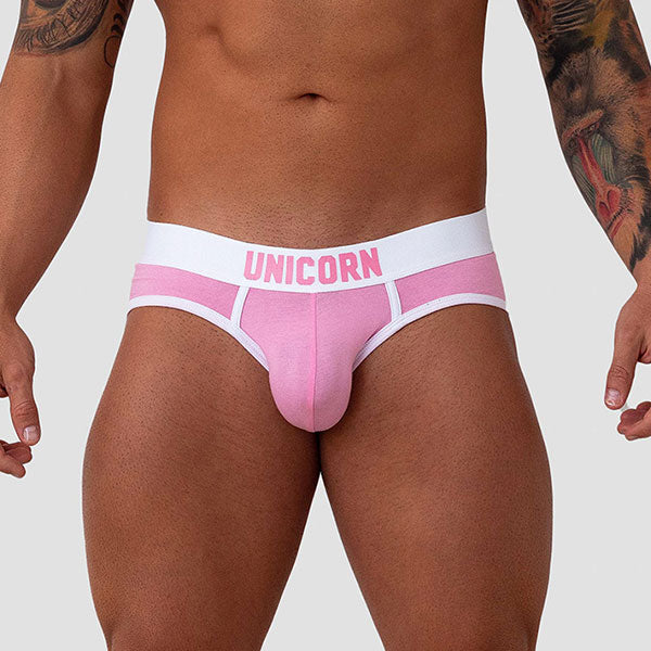 SPORT BRIEF UNICORN ROSA - Ropa interior masculina - lenceria de hombre - calzoncillo - boxer corto