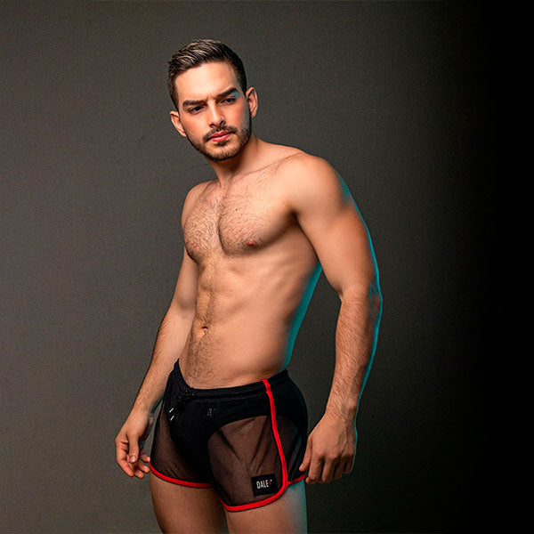 Short Mesh Red - short de malla - sexy short - pantalon corto