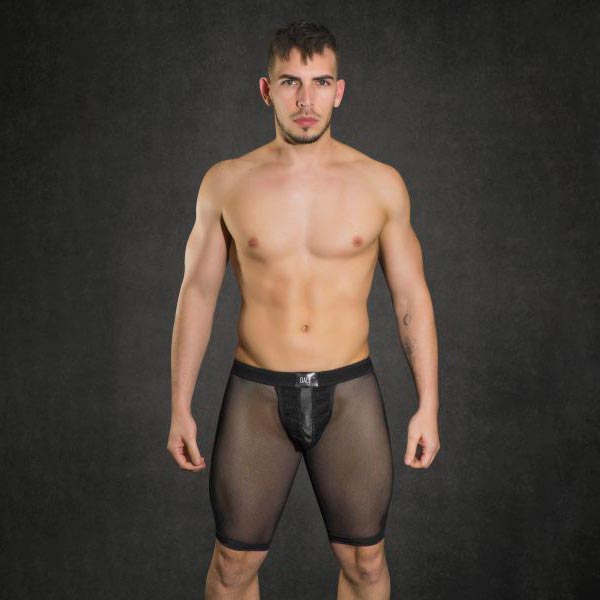 Short Mesh Skin Bike - sexy short - calza transparente - short biker -short de malla