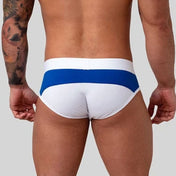 Sport Brief Supercolor Naranja/Azul - calzoncillo  - ropa intima masculina - ropa interior de hombre