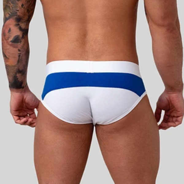 Sport Brief Supercolor Naranja/Azul - calzoncillo  - ropa intima masculina - ropa interior de hombre