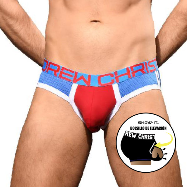 Sports Mesh Brief SHOW-IT® de Andrew Christian - Slip - Calzoncillos - Boxer - Dominame.cl