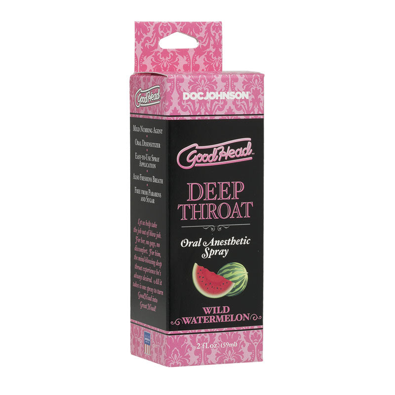 Spray Oral de Garganta Profunda - sexo oral - no mas arcadas - sin arcadas - relajante de garganta - sex shop - tiendas eroticas - envios discretos