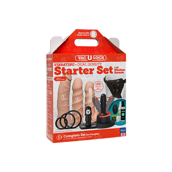 Super Kit Doble Densidad Vibrante - Dildos - lubricante - sex shop - kit sexual - juegues sexuales - arnes - peggin - vibrado sexual - envios discretos