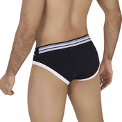 Unchainded Pipping Brief - Negro - Slip - calzoncillo - ropa interior para hombre - lenceria masculina