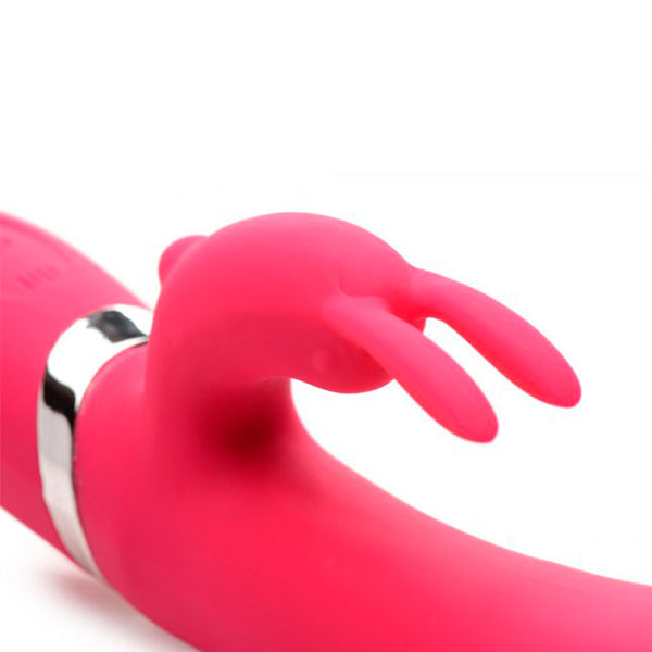 Vibrador Dual Rabbit Hoppy 18X - Vibrador conejo recargable - sexshop