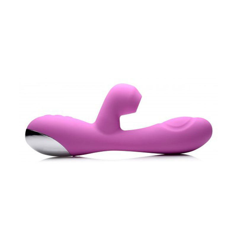 Vibrador & Succionador Rabbit Pink 10X - Vibrador punto G y clítoris recargable - Sexx shop
