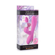 Vibrador & Succionador Rabbit Pink 10X - Vibrador punto G y clitoris recargable - Sexx shop