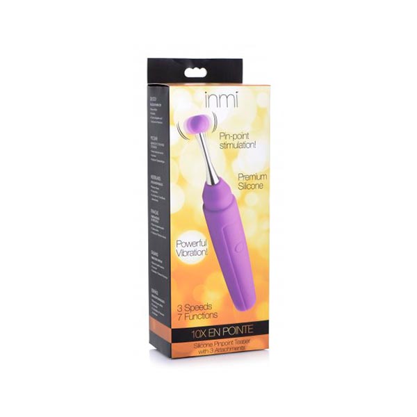 Vibrador Varita Pinpoint Con Accesorios - Vibrador clitoris - estimular el clitoris