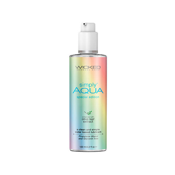 Lubricante Simply Aqua Edición Especial Pride 120 ml Vegano Sexshop Lubricante a bsae de agua