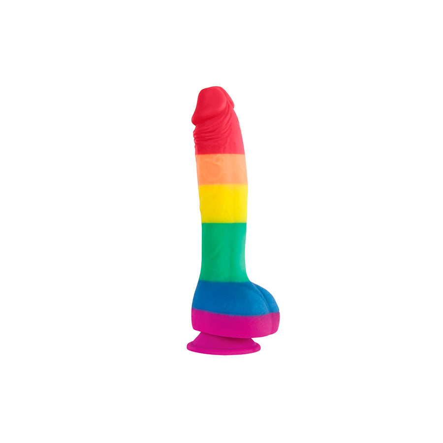 Dildo Edición Pride 8 - ns novelties - SwissNavy - Satisfayer- Trojan - Vibradores, estimuladores, consoladores, dildos, anillos realistas, penes, masturbadores, lubricantes, cosmetica. Gran variedad de juguetes sexuales - Envíos rápidos y discretos a todo Chile