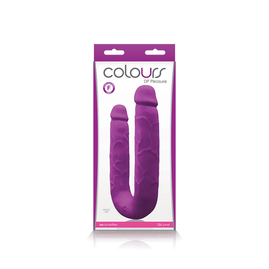 Dildo Doble Colours Purple - ns novelties - SwissNavy - Satisfayer- Trojan - Vibradores, estimuladores, consoladores, dildos, anillos realistas, penes, masturbadores, lubricantes, cosmetica. Gran variedad de juguetes sexuales - Envíos rápidos y discretos a todo Chile