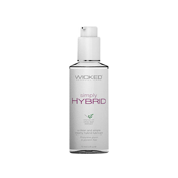 Lubricante Simply Hybrid con Extracto de Hoja de Olivo 120 ml.Pomadas-Cosmética erótica y complementos. Todo lo necesario para darle chispa a tu vida sexual.