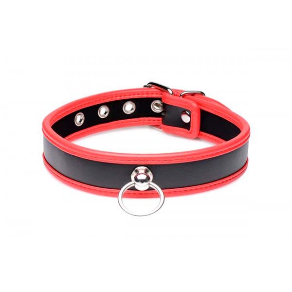 Collar Rojo Roleplay Puppy -bdsm -sweetshopchile - SexShop con productos de calidad