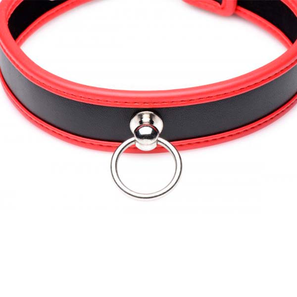 Collar Rojo Roleplay Puppy -bdsm -sweetshopchile - SexShop con productos de calidad