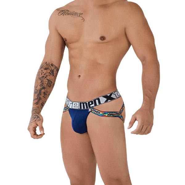Pride Jockstrap Blue - Xtremen - jockstrap - lenceria - sex - sexshop - sweetshopchile - El sexshop más grande de Chile