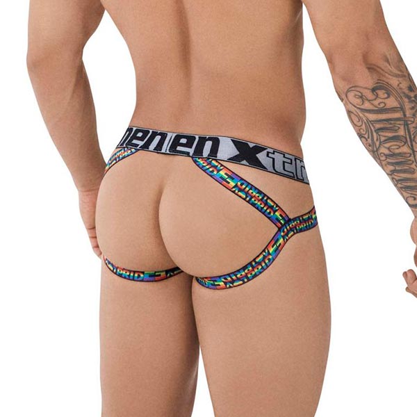 Pride Jockstrap Blue - Xtremen - jockstrap - lenceria - sex - sexshop - sweetshopchile - El sexshop más grande de Chile