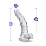 Dildo B Yours Diamond Luster - dildo transparente - juguetes sexuales - tiendas eroticas - dominame.cl