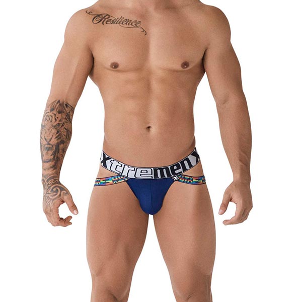 Pride Jockstrap Blue - Xtremen - jockstrap - lenceria - sex - sexshop - sweetshopchile - El sexshop más grande de Chile