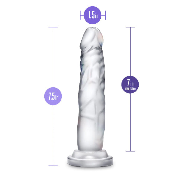 Dildo B Yours Diamond Crystal - dildo transparente - juguetes sexuales - tiendas eroticas - dominame.cl