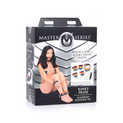 Kinky Pride Rainbow Bondage Set - Master series - XR Play Hard - Prueba una nueva experiencia en nuestro Sex Shop