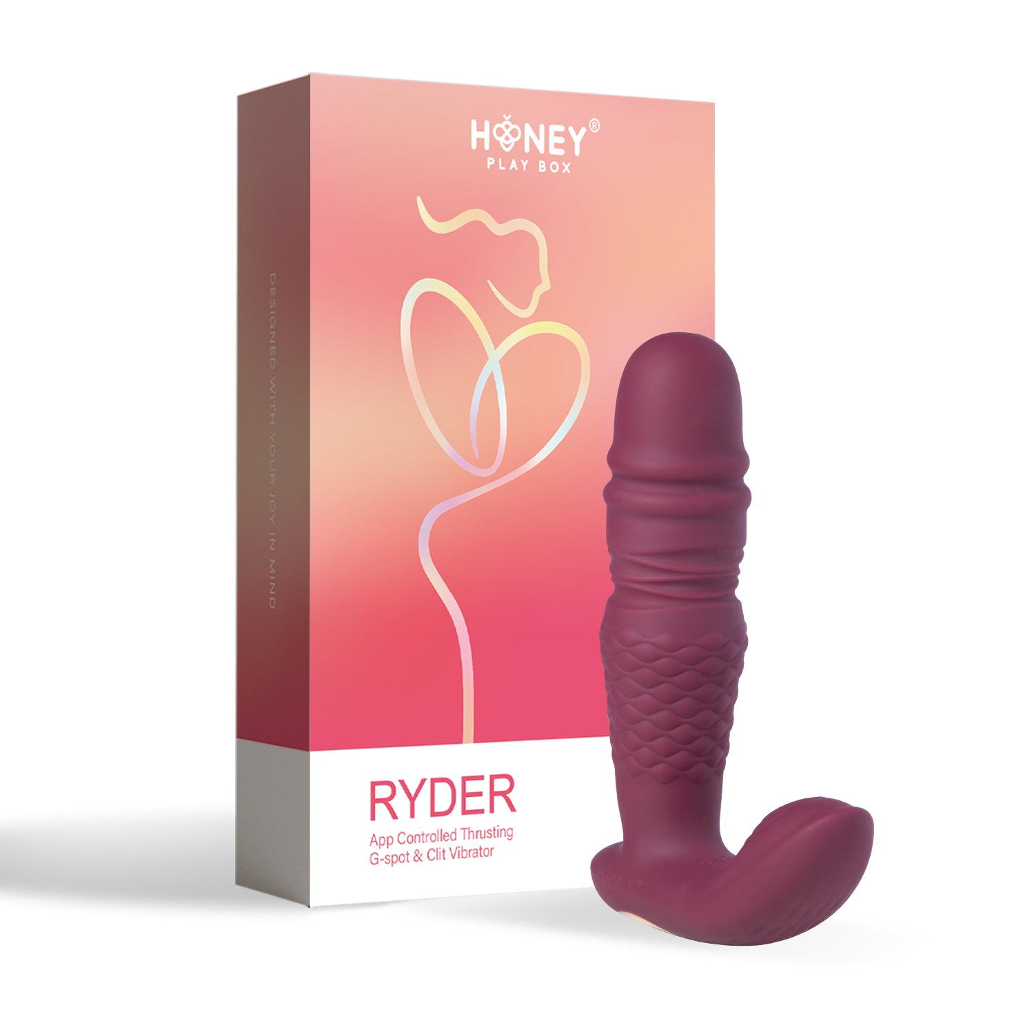 Ryder vibrador dual con movimiento