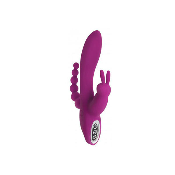 quivers vibrador conejo con estimulador de clitris punto g y anno juguetes sexuales sexshop sweetshopchie.cl