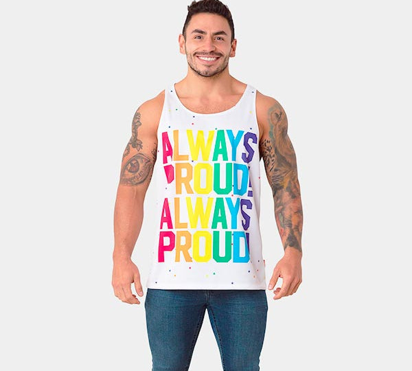 ALWAYS PROUD TANK - polera sin mangas - camiseta hombre - polera musculosa