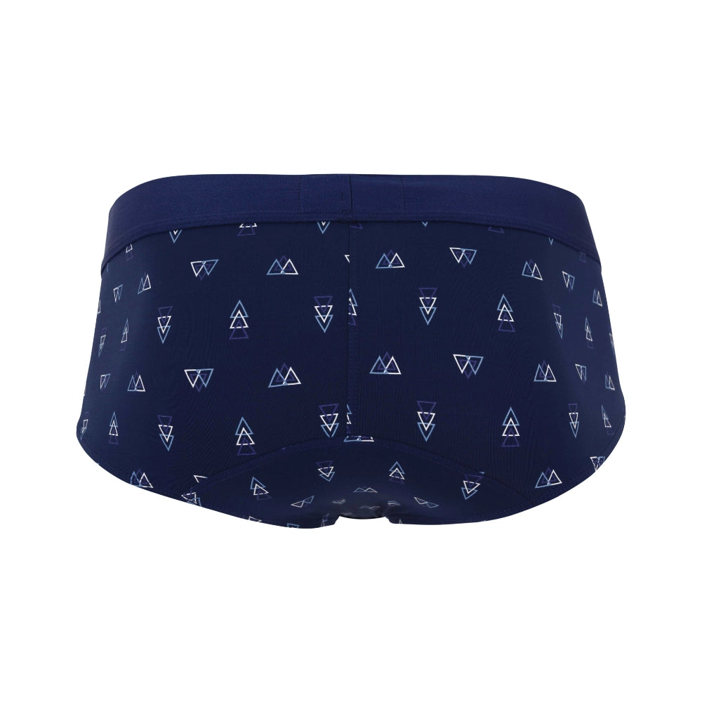 lenceria masculina - lenceria clasica - prenda clasica - prenda de algodon - lenceria azul - estampado - pretina elasticada - corte anatomico - ajuste perfecto - brief - slip - calzoncillo - clever - dominame - sexshop dominame