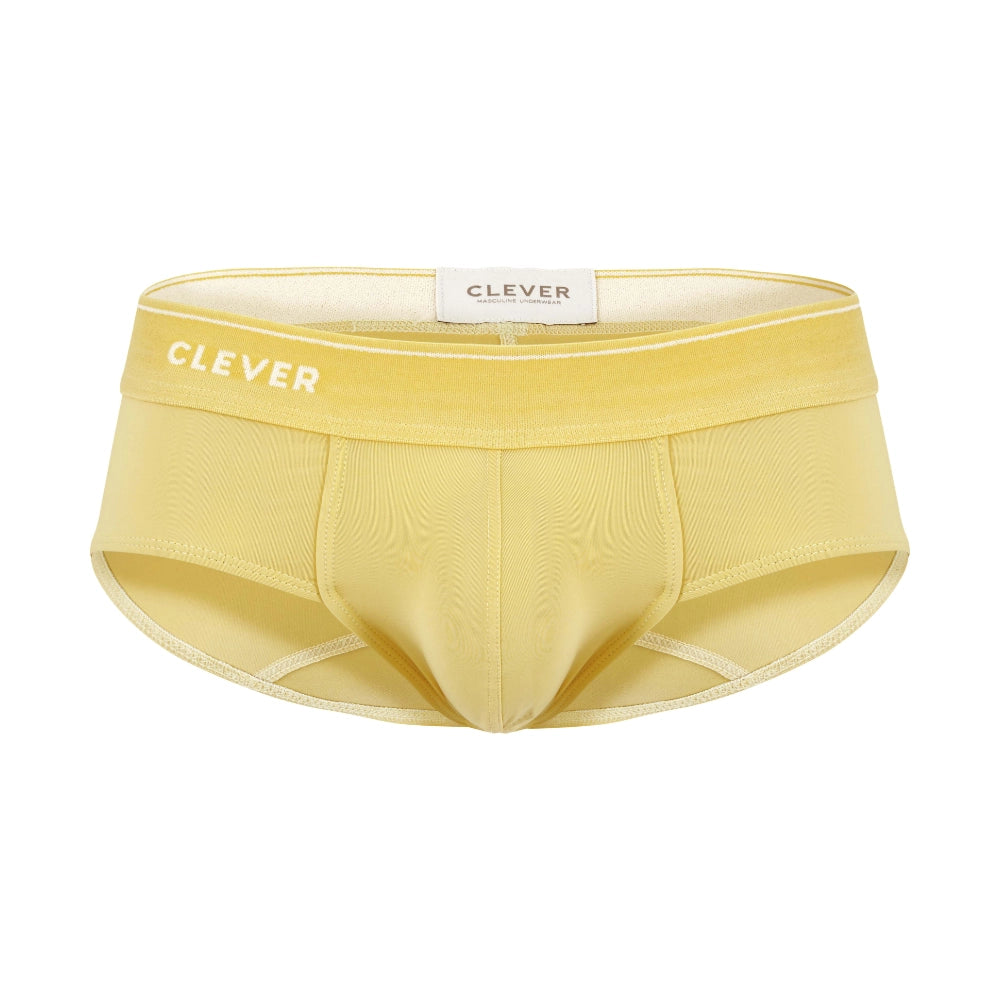 brief clever - calzoncillo amarilla - lenceria clasica - brief - prenda comoda - lenceria erotica - lenceria de hombre - ropa interior - lenceria de algodon - spandex - dominame - sexshop dominame 