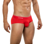 brief clever - calzoncillo rojo - lenceria clasica - brief - prenda comoda - lenceria erotica - lenceria de hombre - ropa interior - lenceria de algodon - spandex - dominame - sexshop dominame 