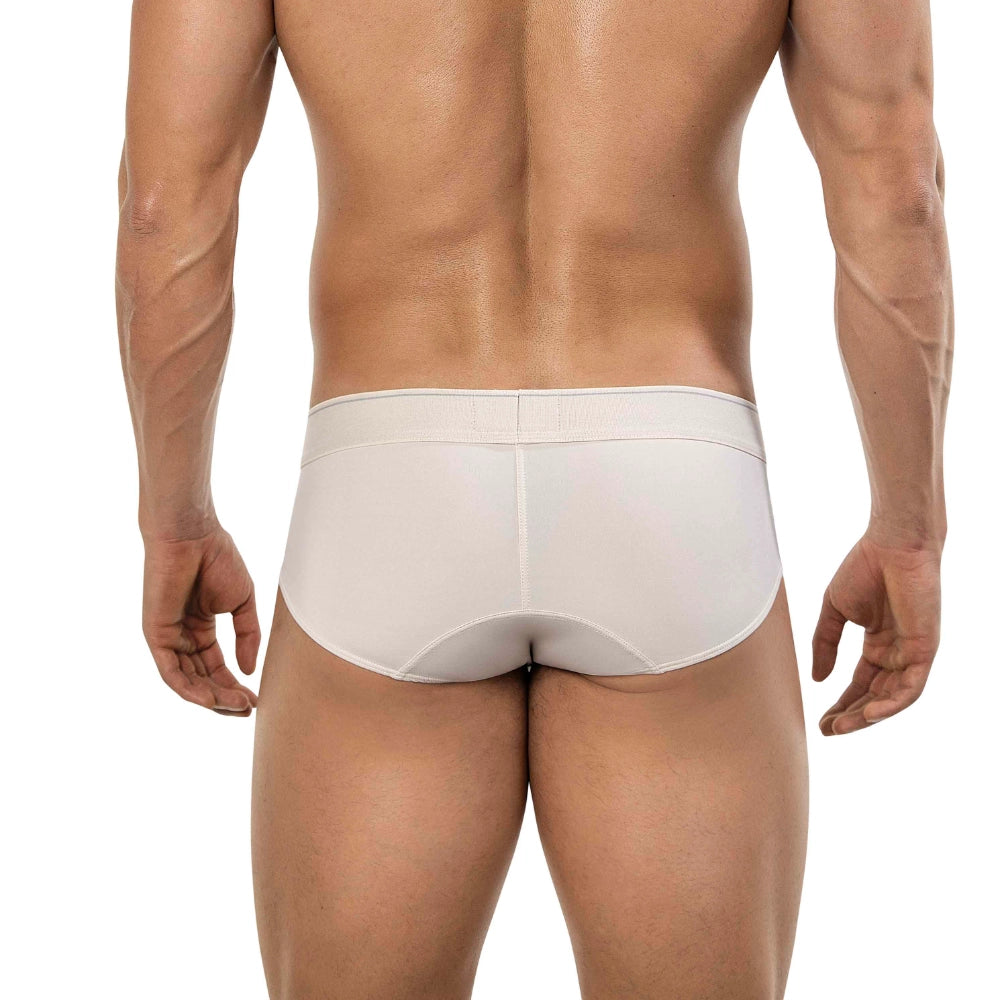brief clever - calzoncillo blanco - lenceria clasica - brief - prenda comoda - lenceria erotica - lenceria de hombre - ropa interior - lenceria de algodon - spandex - dominame - sexshop dominame 
