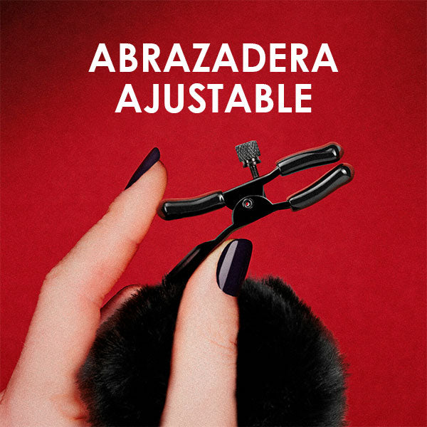 Abrazaderas Para Pezones Ajustables Noir - BDSM - pinzas para pezones - pezoneras - tiendas eroticas Santiago