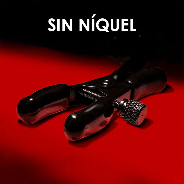 Abrazaderas Para Pezones Ajustables Noir - BDSM - pinzas para pezones - pezoneras - tiendas eroticas Santiago