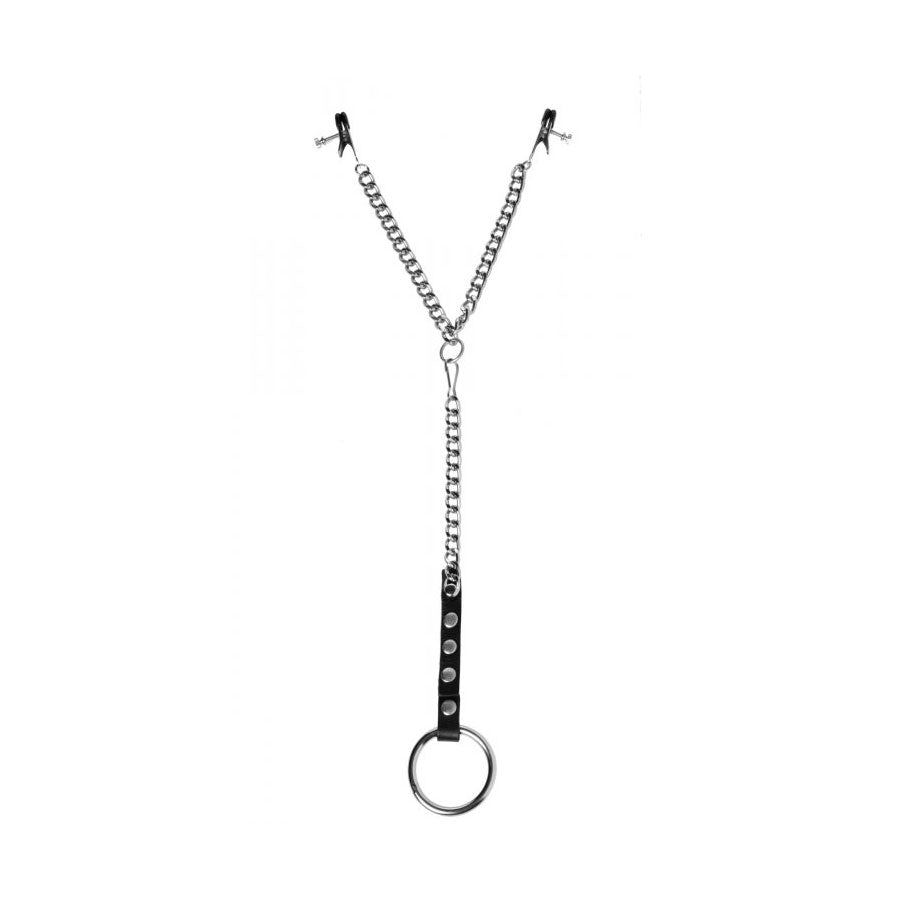 Abrazaderas para Pezones y Anillo para el Pene - Anillo para pene - Juguetes para adultos - Masterseries