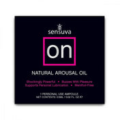 Aceite Estimulante de Clítoris - ON for her Original (Sachet)  de Sensuva - Dominame.cl sex shop