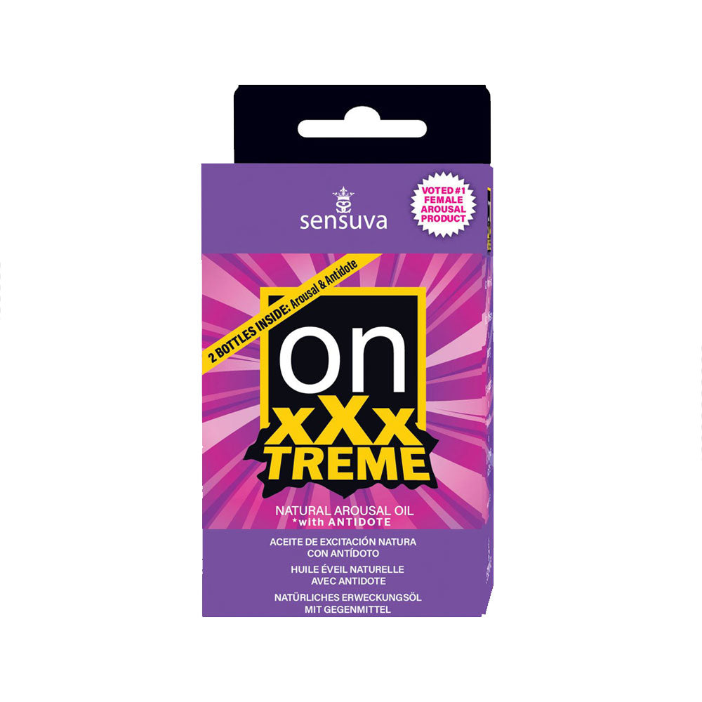 Aceite Vibrante de excitación On xXxTREME con antídoto - Sensuva - Cosmetica Erotica