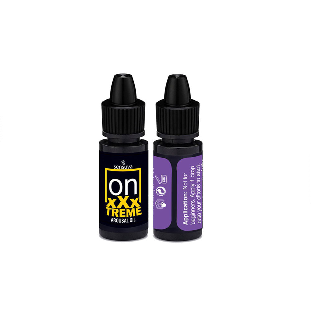 Aceite Vibrante de excitación On xXxTREME con antídoto - Sensuva - Cosmetica Erotica