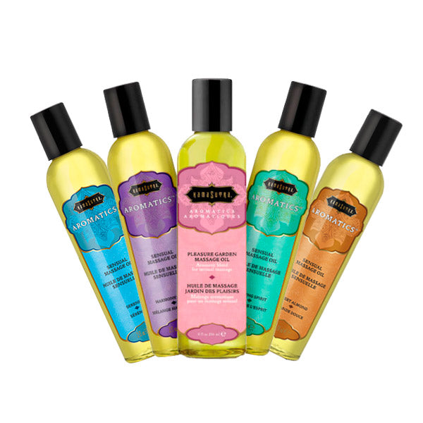 Aceite de Masajes Aromático 59 ML. - Vibradores, lencería erótica, lubricantes, aceites para masaje y más.