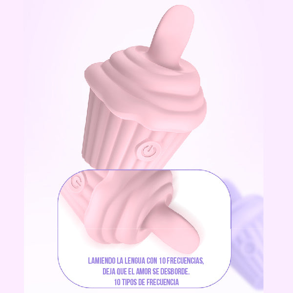 Pastelito Domi Lamedor - Vibrador - Estimulación - Placer - Juguetes Eróticos - Hot - Erótico